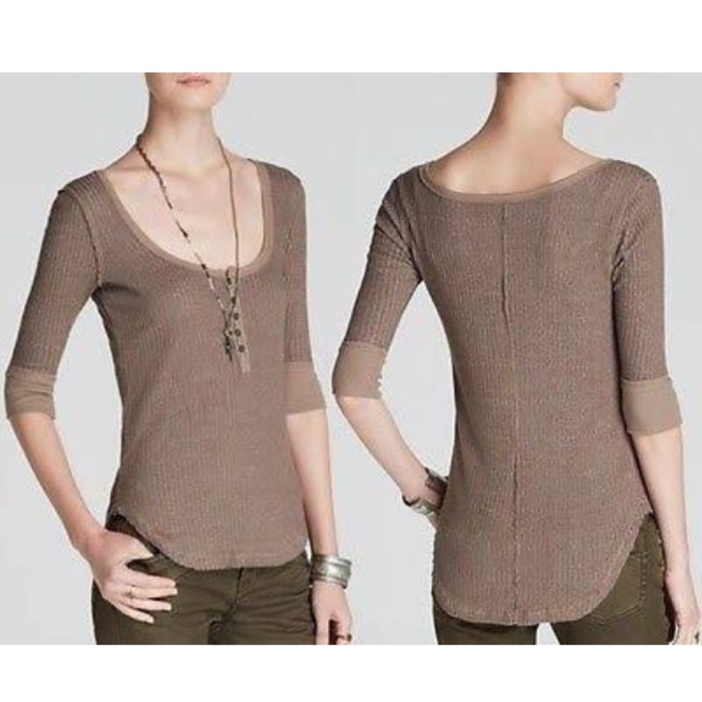 ⚡️ NWT Free People Taupe Thermal
